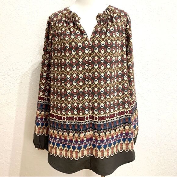 Nordstrom Pleione Printed Peasant Blouse - Picture 3 of 8